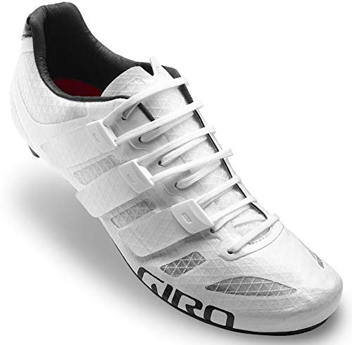Giro Prolight Techlace Road, Zapatos de Ciclismo de Carretera Hombre, Blanco (White 000), 44.5 EU