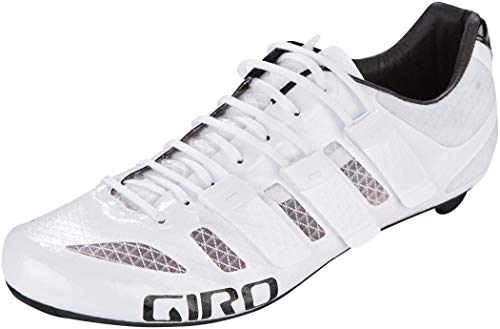 Giro Prolight Techlace Road, Zapatos de Ciclismo de Carretera Hombre, Blanco (White 000), 44.5 EU