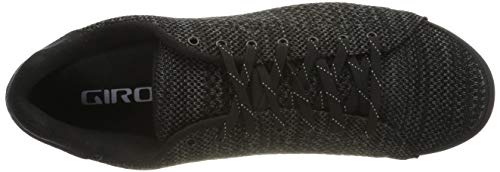 Giro Republic R Knit Road, Zapatos de Ciclismo de Carretera Hombre, Multicolor (Black/Charcoal Heather 000), 44.5 EU