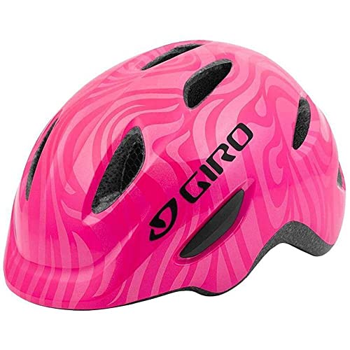 Giro Scamp Casco de Bicicleta Youth, Unisex niños, Rosa Brillante/Perla, S | 49-53cm