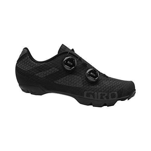 Giro Sector Zapatos, Hombre, Black Dark Shadow, 42 EU