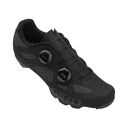 Giro Sector Zapatos, Hombre, Black Dark Shadow, 45 EU