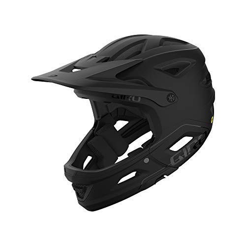 Giro Switchblade Mips – Casco para bicicleta, Negro (Matte Black/Gloss Black), L (59-63 cm)