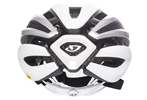 Giro Synthe MIPS II Casco, Hombre, Blanco Mate y Plateado, S