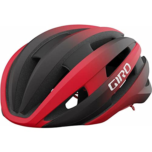 Giro Synthe MIPS II Casco, Hombre, Negro Mate/Rojo Brillante, L