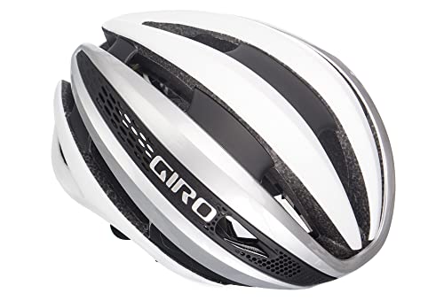 Giro Synthe MIPS II - Casco para Hombre, Color Blanco Mate y Plateado, Talla M