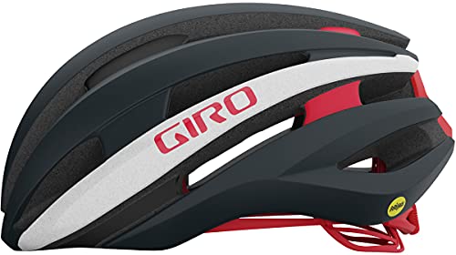 Giro Synthe MIPS II - Casco per bicicletta da Corsa, Colore Grigio/Bianco 2021: Taglia: M (55-59 cm)