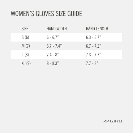 Giro Tessa Gel Bike Guantes Mujeres Negro Guante Talla M 2019 Guantes de Bicicleta de Dedo Completo Guantes