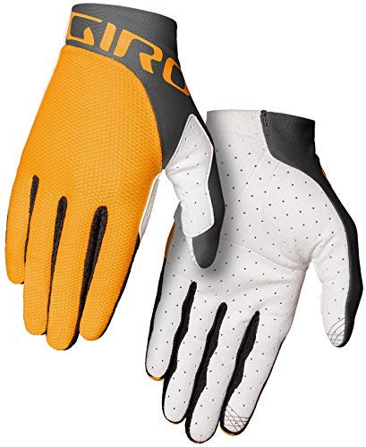 Giro Trixter 2021 - Guantes de Ciclismo (Talla XL), Color Amarillo y Gris