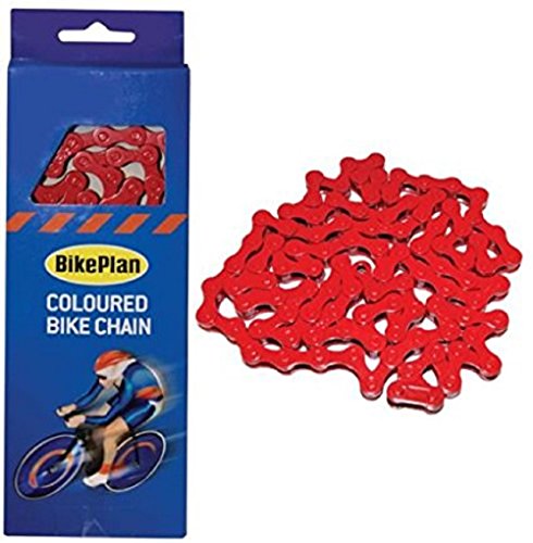 Global Accessorie Puños Mango Bar Plan Bike ', Fácil Ajuste de Empuje, de Color Rojo, Bicicletas BMX, de montaña