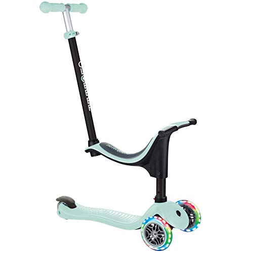 Globber Go Up Sporty Lights - Luces Deportivas, Color Verde Pastel, Talla única