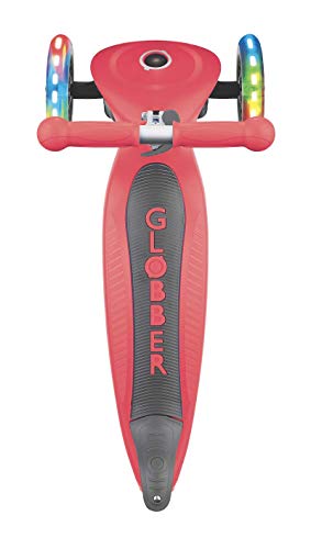 Globber - Primer Plegable con Luces, Color Rojo, 102