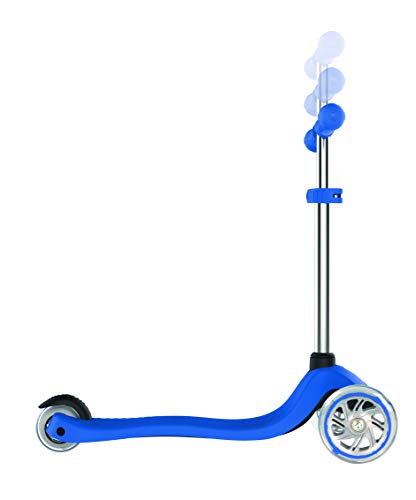 Globber Primo infantil con luz Up Ruedas Scooter, Infantil, Primo with Light Up Wheels, azul marino, n/a