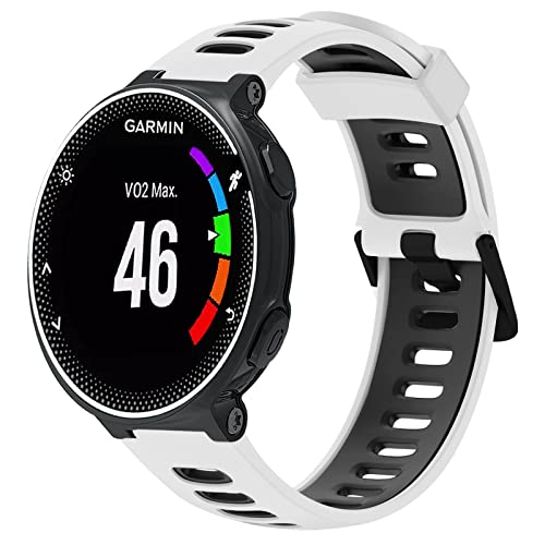 Gofl Correa para Garmin Forerunner 735XT,Correa de Reemplazo para Forerunner 235 - Banda de Reloj Silicona Suave Sports Pulsera de Repuesto Compatible Garmin Forerunner 235/735XT/220/230/620/245