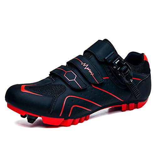 Gogodoing Zapatillas de Ciclismo de MTB para Hombre Zapatillas de Bicicleta de Deporte al Aire Libre Zapatillas de Bicicleta de Carretera de Carreras Profesionales con autobloqueo