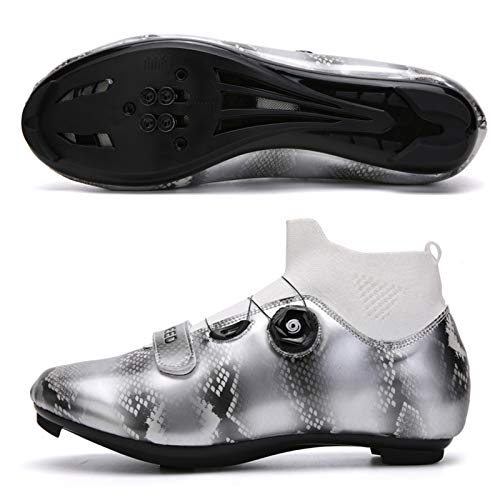 Gogodoing Zapatillas de Ciclismo para Bicicleta de Carretera para Hombre Zapatillas de Ciclismo para Mujer Compatibles SPD/SPD-SL Zapatillas Antideslizantes