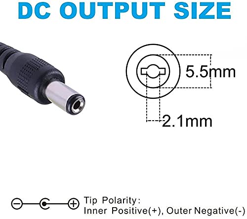 Gonine AC 100V-240V Adaptador convertidor DC 18V 1A Adaptador de Fuente de alimentación Cargador de Montaje en Pared con Enchufe de 5.5MM x 2.1MM para Equipos de 18 voltios 100mA-1000mA