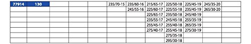 Goodyear 77914: "G9" Cadenas de nieve 9 mm para coches, Talla 130, TÜV Süd y ÖNORM V5117