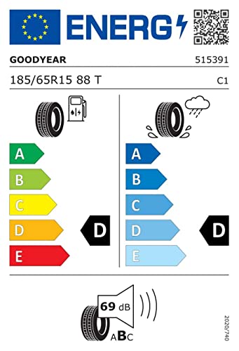 Goodyear GT 3 - 185/65R15 88T - Neumático de Verano