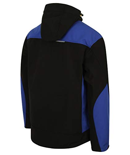 Goodyear GYJKT012_BLKRO_S - Chaqueta de trabajo (tejido Softshell, talla S), color negro y azul