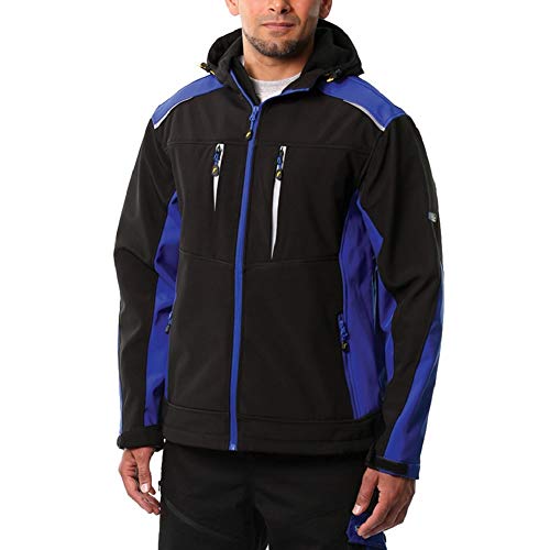 Goodyear GYJKT012_BLKRO_S - Chaqueta de trabajo (tejido Softshell, talla S), color negro y azul