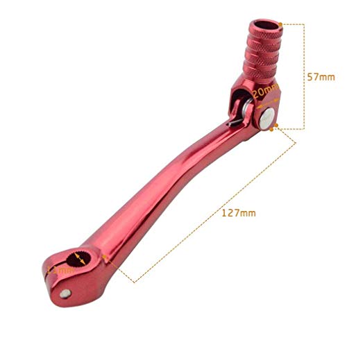 GOOFIT 2"palanca de cambios plegable reemplazo para 50cc 70cc 90cc 110cc dirt bike Pit Bike rojo