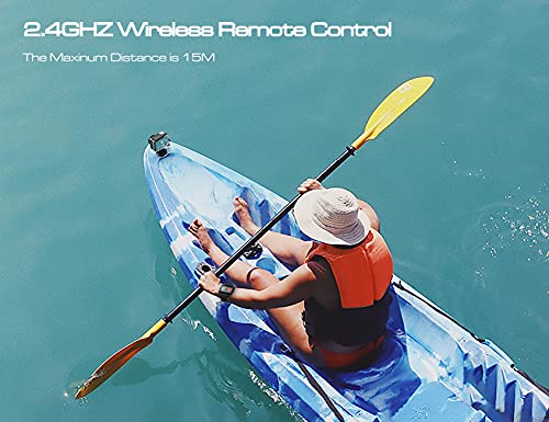 GOOKAM Cámara Deportiva 4K WiFi 20MP Ultra HD Cámara Acción Sumergible 40M Camaras Acuática 170° Gran Angular 2.4G Remoto y Micrófono Externo con 2 Baterías de 1050mAh y Accesorios Multiples-GO 2