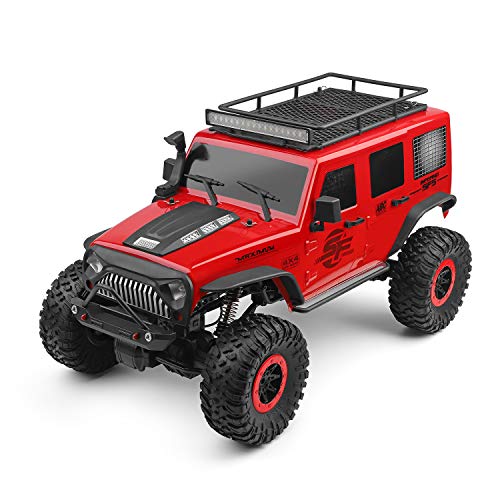 Goolsky WLtoys 104311 RC Coche 2.4G 1/10 4WD Jeep Coche SUV Motor Cepillado Control Remoto Off-Road Crawler Coche