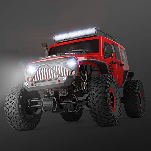 Goolsky WLtoys 104311 RC Coche 2.4G 1/10 4WD Jeep Coche SUV Motor Cepillado Control Remoto Off-Road Crawler Coche