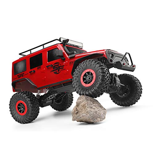 Goolsky WLtoys 104311 RC Coche 2.4G 1/10 4WD Jeep Coche SUV Motor Cepillado Control Remoto Off-Road Crawler Coche