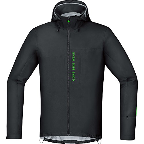 GORE BIKE WEAR Chaqueta MTB para Hombre, GORE-TEX Active, POWER TRAIL GT AS Jacket, Talla S, Negro, JGPOWM990003