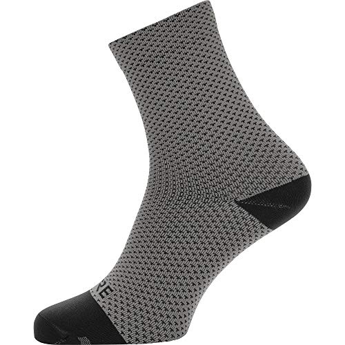 GORE WEAR C3 Calcetines para ciclismo unisex, Talla: 44-46, Color: gris/negro