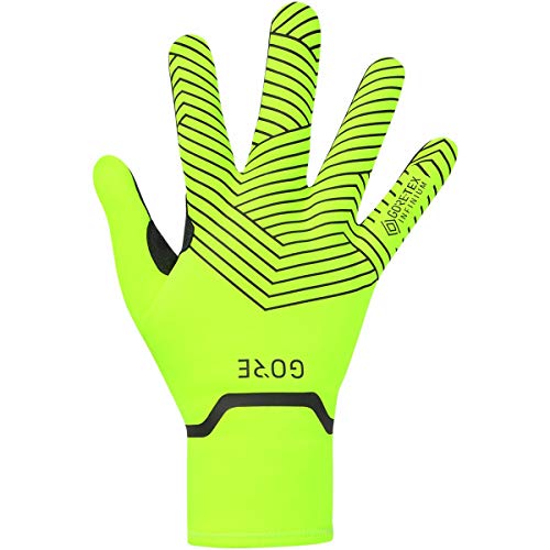 GORE WEAR C3 Stretch Guantes GORE-TEX INFINIUM, 5, Amarillo neón/Negro