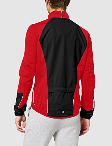 GORE WEAR C5 Chaqueta de ciclismo de hombre GORE-TEX, S, rojo/negro