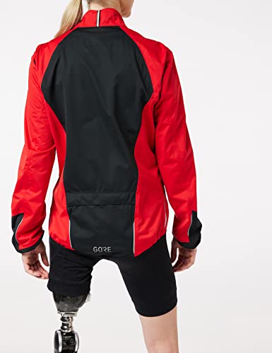 GORE WEAR C5 Chaqueta de ciclismo de hombre GORE-TEX, XL, rojo/negro