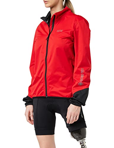 GORE WEAR C5 Chaqueta de ciclismo de hombre GORE-TEX, XL, rojo/negro