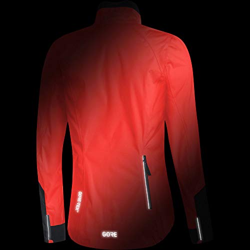 GORE WEAR C5 Chaqueta de ciclismo para mujer GORE-TEX Active, 40, Naranja/Negro