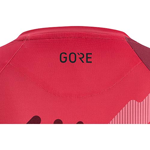 Gore Wear C5 Maillot Trail 3/4, para Mujer, Rosa (Hibiscus Pink/Chestnut Red), 36