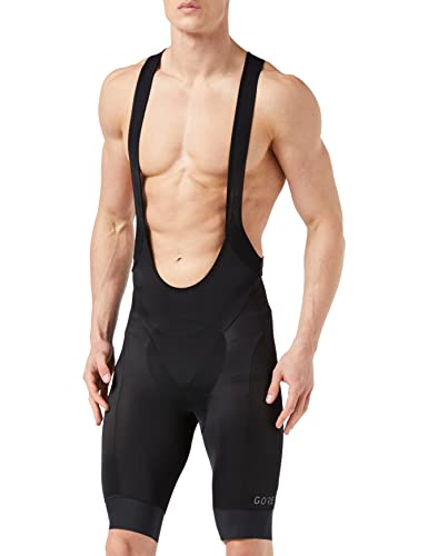 GORE WEAR C5 Peto corto de ciclismo con badana para hombre, M, Negro