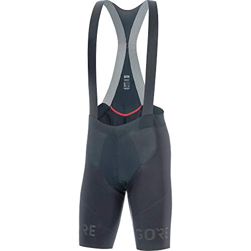 GORE WEAR C7 Peto de ciclismo para largas distancias con badana para hombre, M, Negro