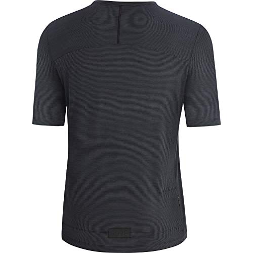 GORE WEAR Camiseta de manga corta de ciclismo Explore para hombre, L, Negro