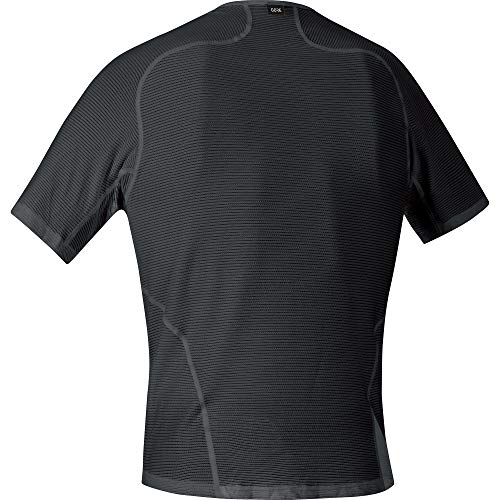 GORE Wear Camiseta interior transpirable de hombre, S, Negro, 100018