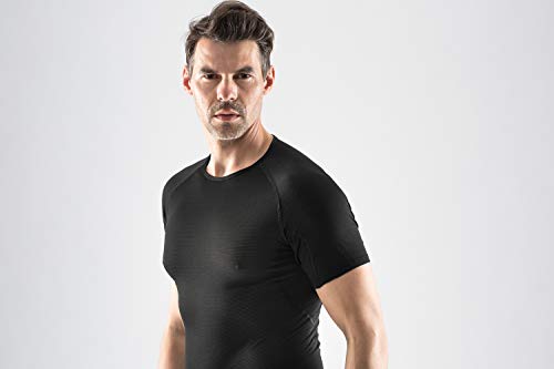 GORE Wear Camiseta interior transpirable de hombre, S, Negro, 100018