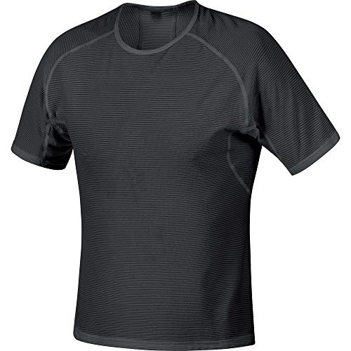 GORE Wear Camiseta interior transpirable de hombre, S, Negro, 100018