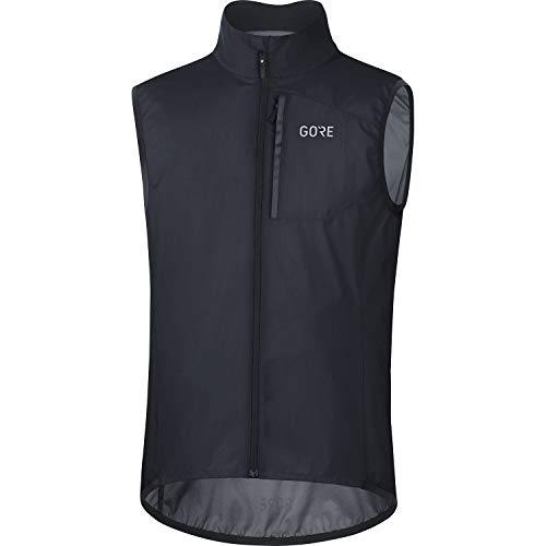 GORE WEAR Chaleco de ciclismo Spirit para hombre, GORE-TEX INFINIUM, L, Negro