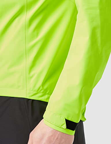 GORE WEAR Chaqueta de ciclismo para hombre, GORE-TEX PACLITE, L, Amarillo neón