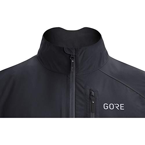 GORE WEAR Chaqueta de ciclismo para hombre, GORE-TEX PACLITE, M, Negro