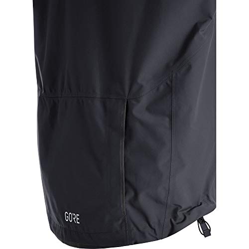 GORE WEAR Chaqueta de ciclismo para hombre, GORE-TEX PACLITE, M, Negro