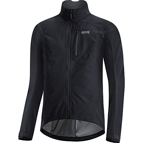 GORE WEAR Chaqueta de ciclismo para hombre, GORE-TEX PACLITE, M, Negro