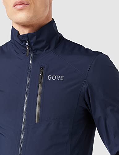 GORE WEAR Chaqueta de ciclismo para hombre, GORE-TEX PACLITE, S, Azul marino